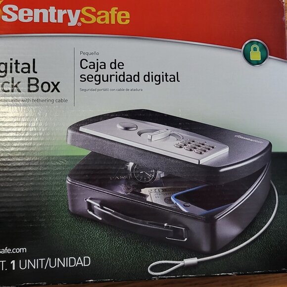 UNUSED SentrySafe Small Digital Lock Box - Picture 2 of 10